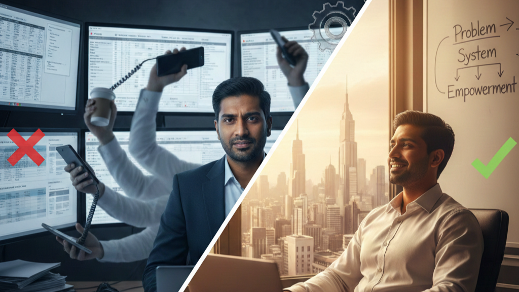 Leadership burnout solutions — stop being the most productive person in the room