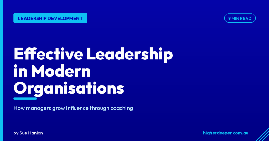 Effective Leadership in Modern Organisations – How Managers Grow Influence Through Business Coaching