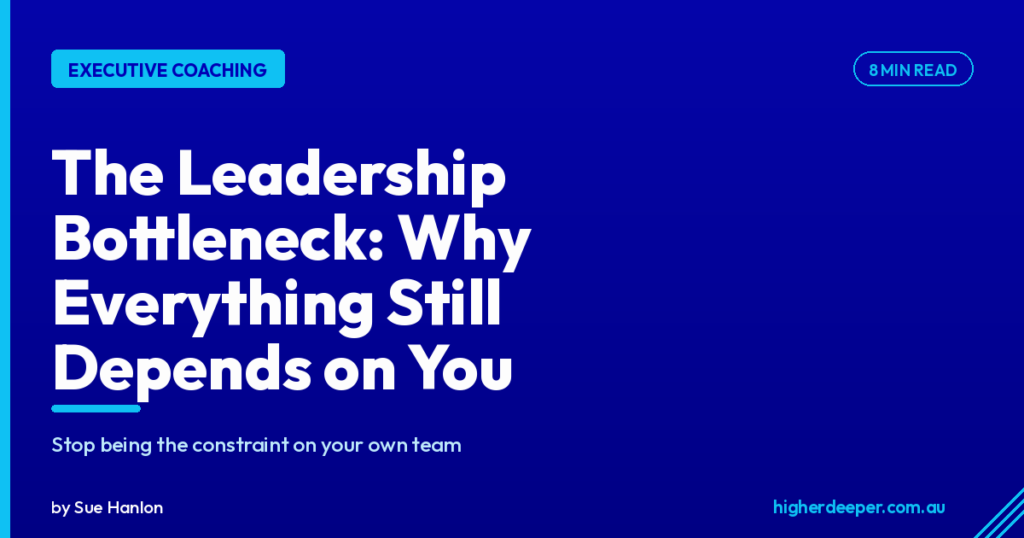 The Leadership Bottleneck – Why Everything Still Depends on You